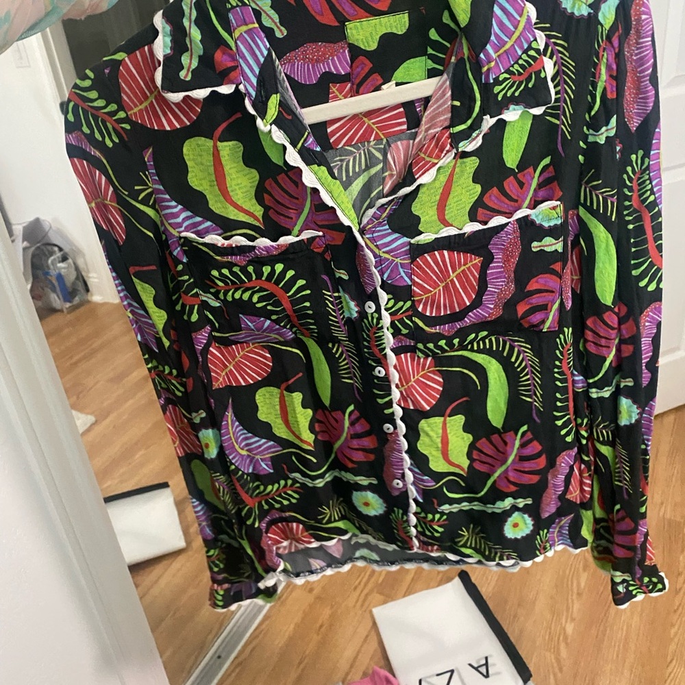 Colorful Floral Women's Top